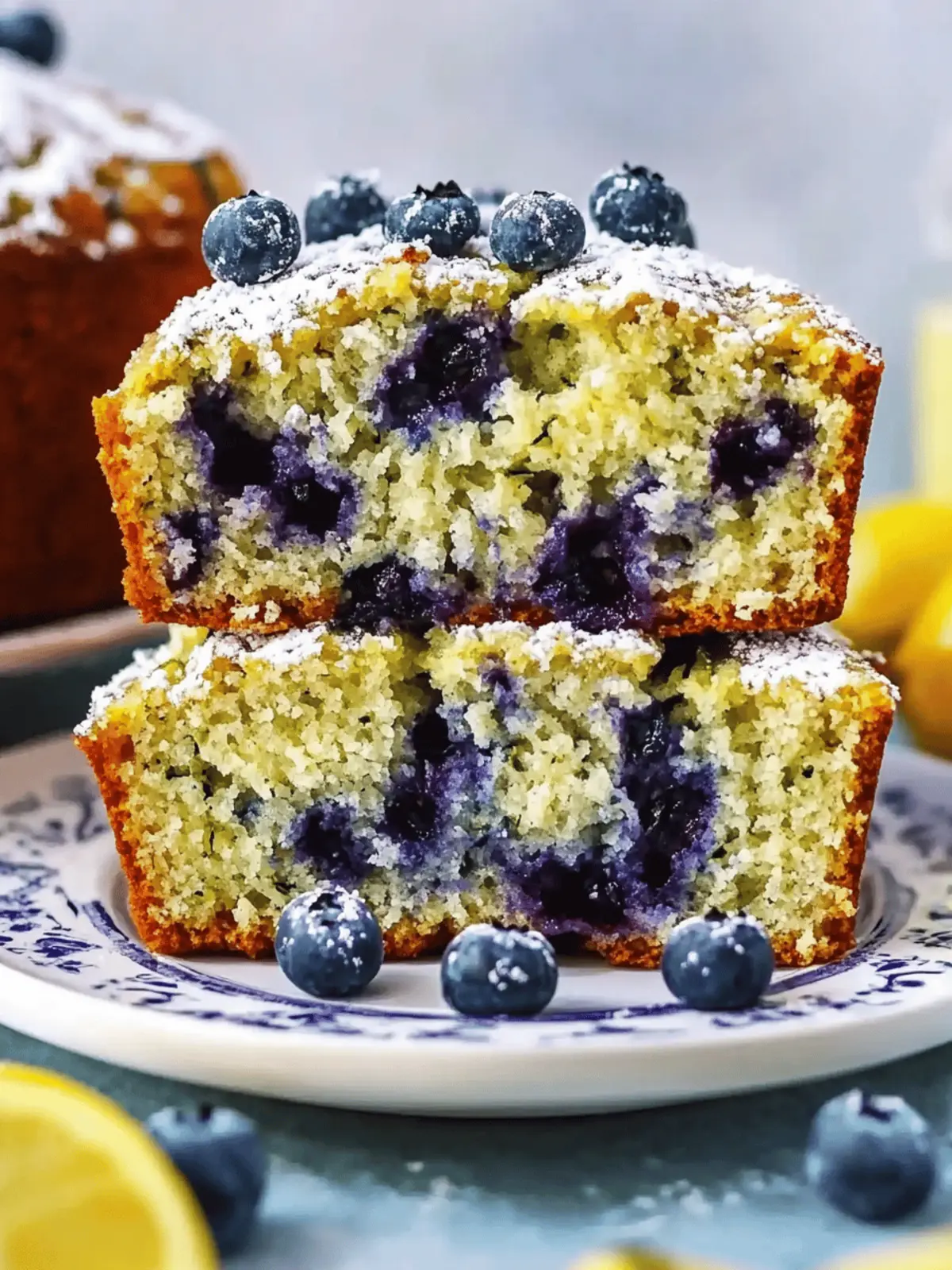 Lemon Blueberry Zucchini Bread