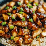 Honey BBQ Chicken Rice