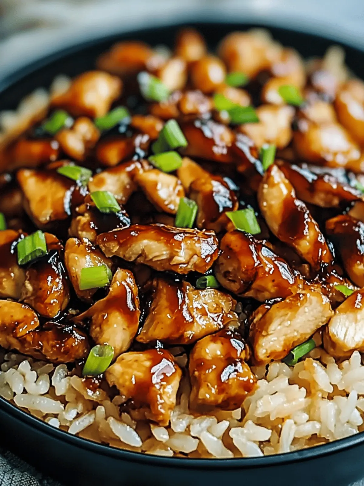 Honey BBQ Chicken Rice