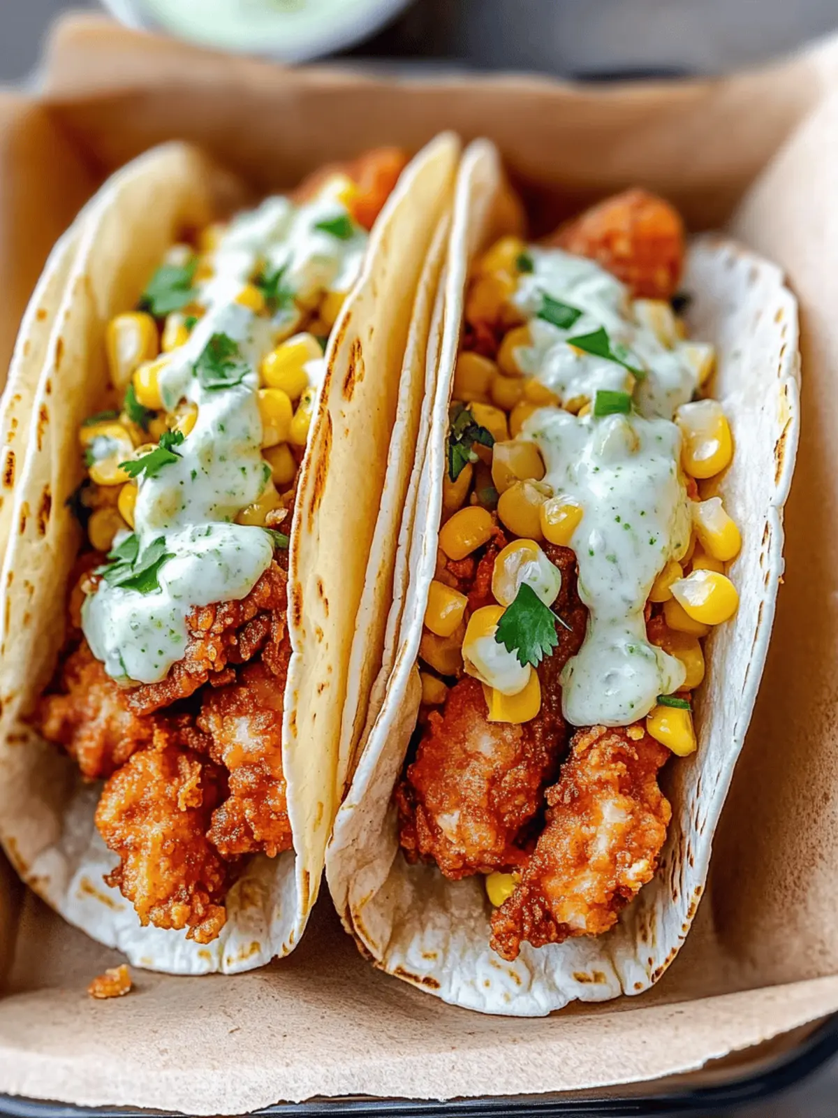 The Ultimate Guide to Fried Chicken Street Corn Tacos with Jalapeño Lime Ranch: A Flavorful Fiesta in Every Bite