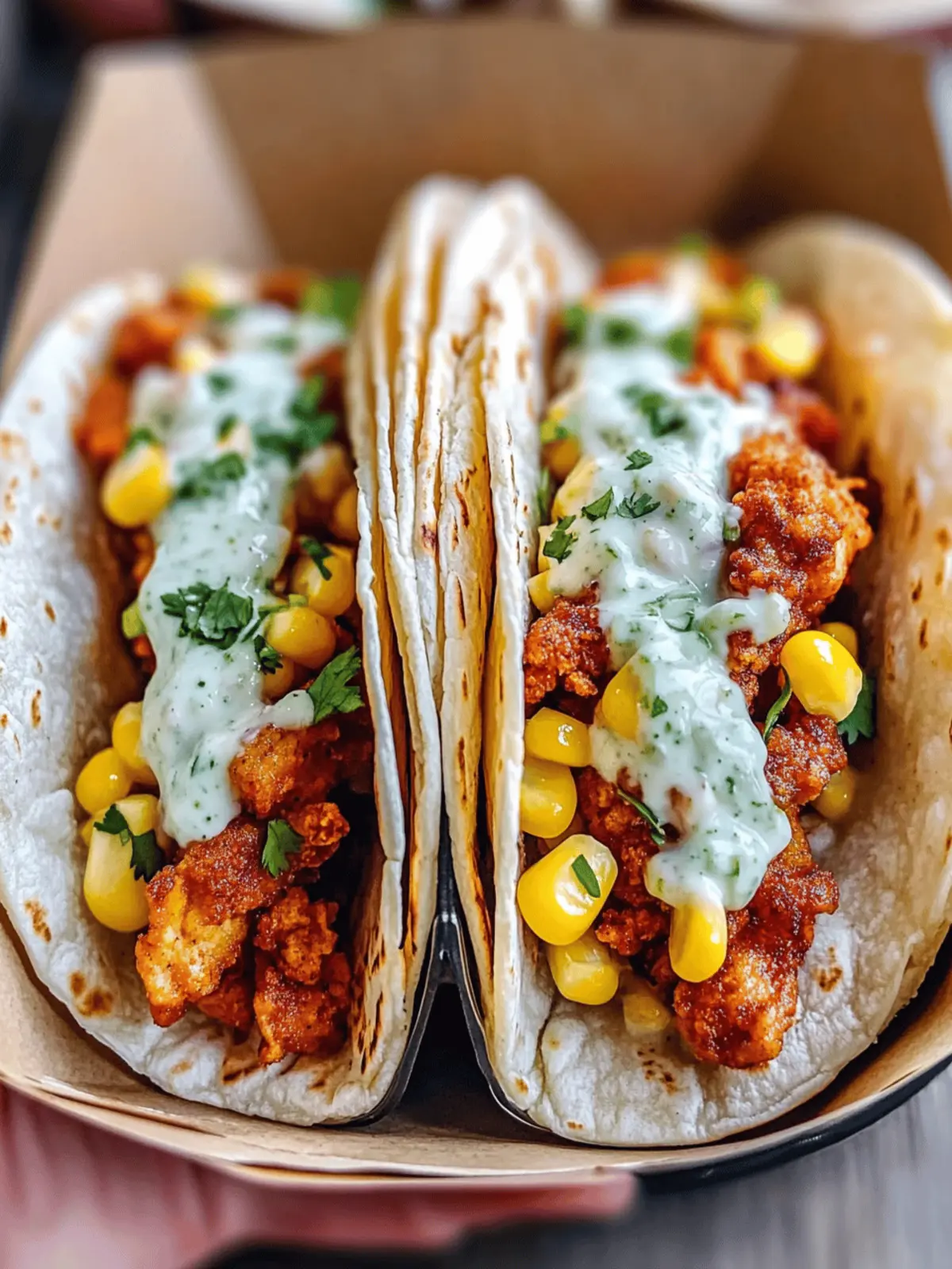 The Ultimate Guide to Fried Chicken Street Corn Tacos with Jalapeño Lime Ranch: A Flavorful Fiesta in Every Bite