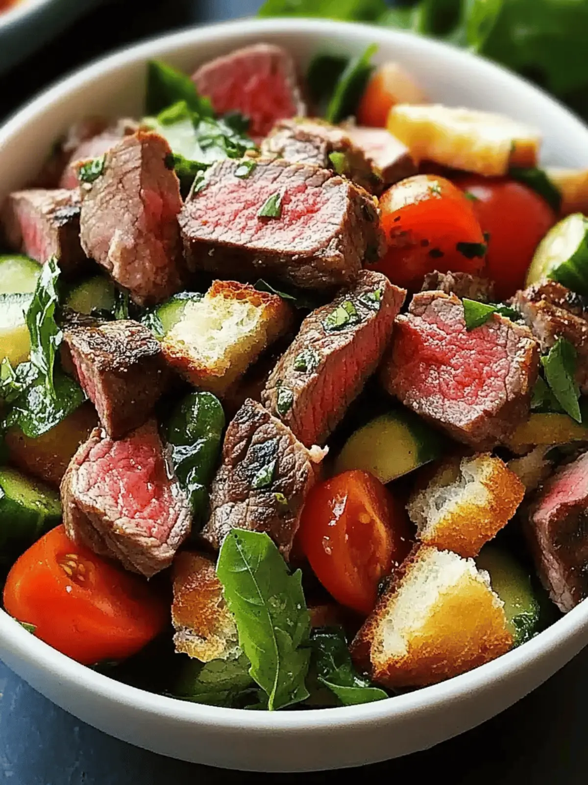 Grilled Steak Panzanella Salad: A Flavorful Delight!