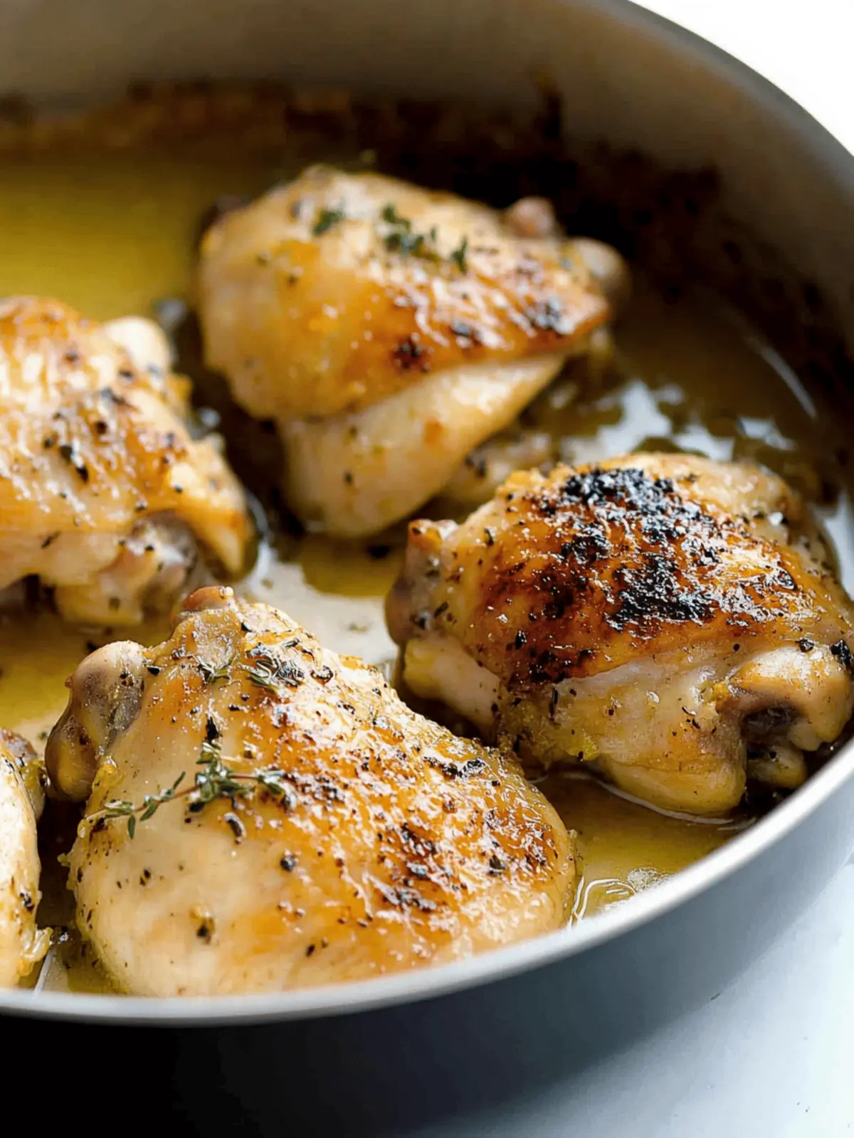 Juicy Lemon Chicken Thighs