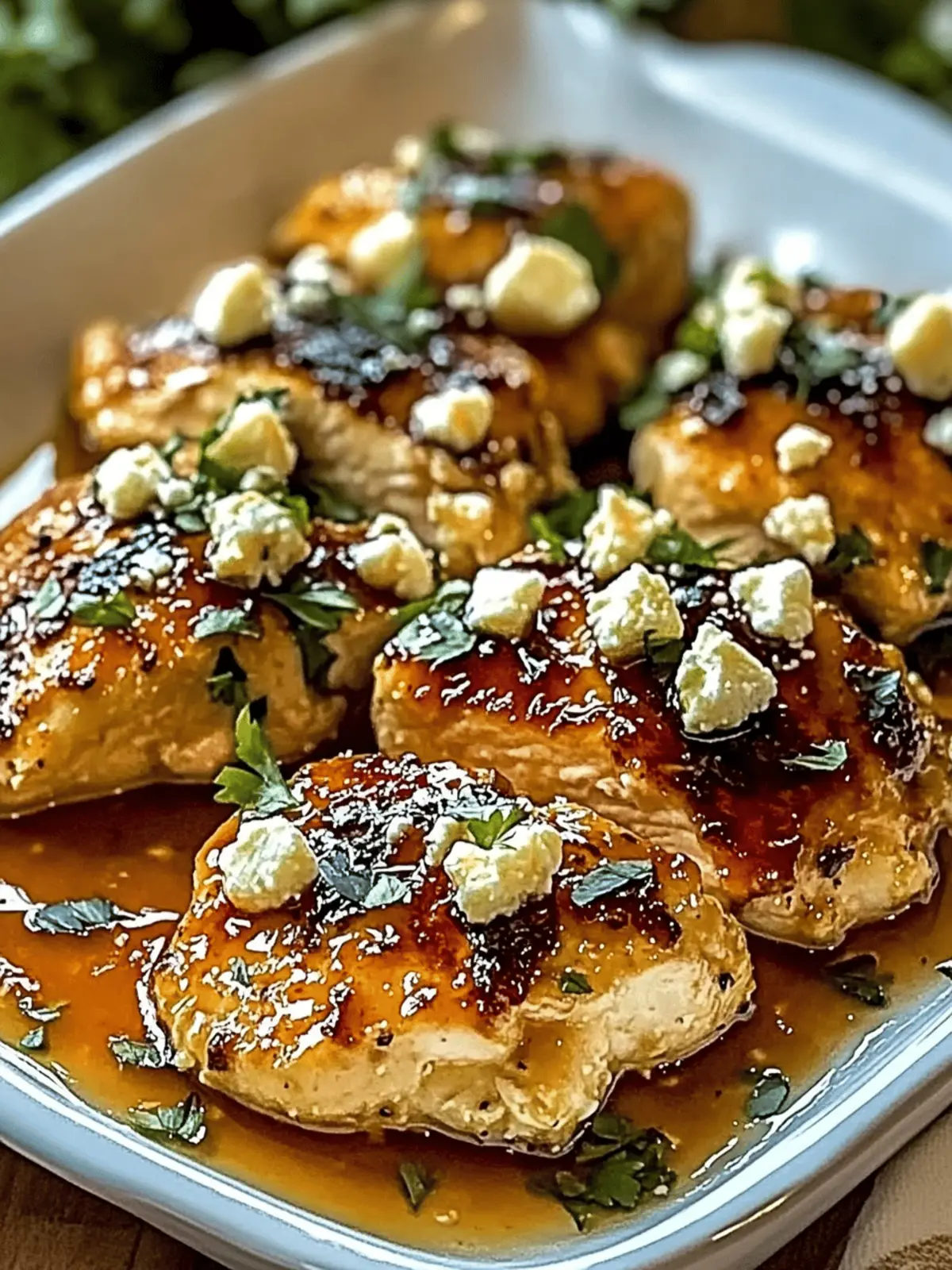 Hot Honey Feta Chicken Dish: A Deliciously Spicy and Savory Recipe