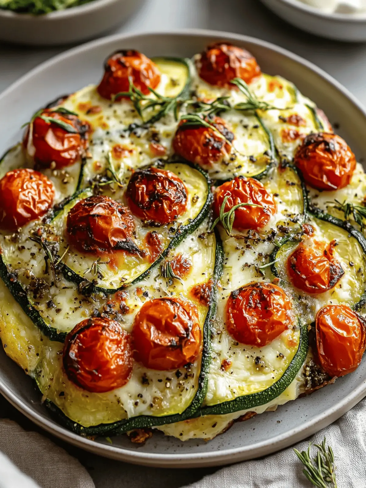 Savory Italian Baked Zucchini Scarpaccia