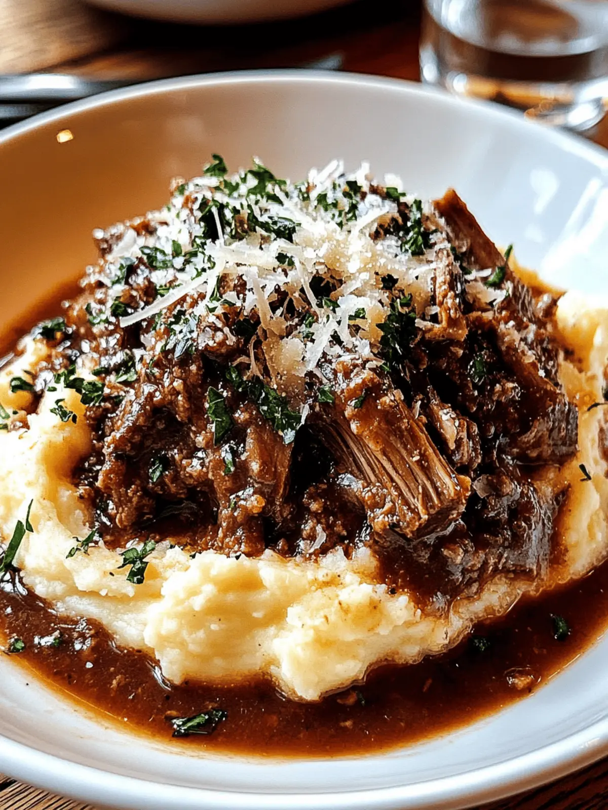Short Rib Ragu with Parmesan Mashed Potatoes
