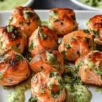 Crispy Salmon Bites with Sauce