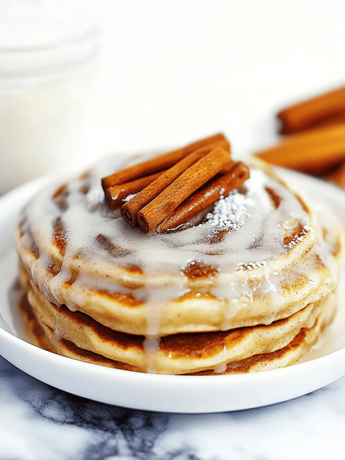 Cinnamon Roll Pancakes