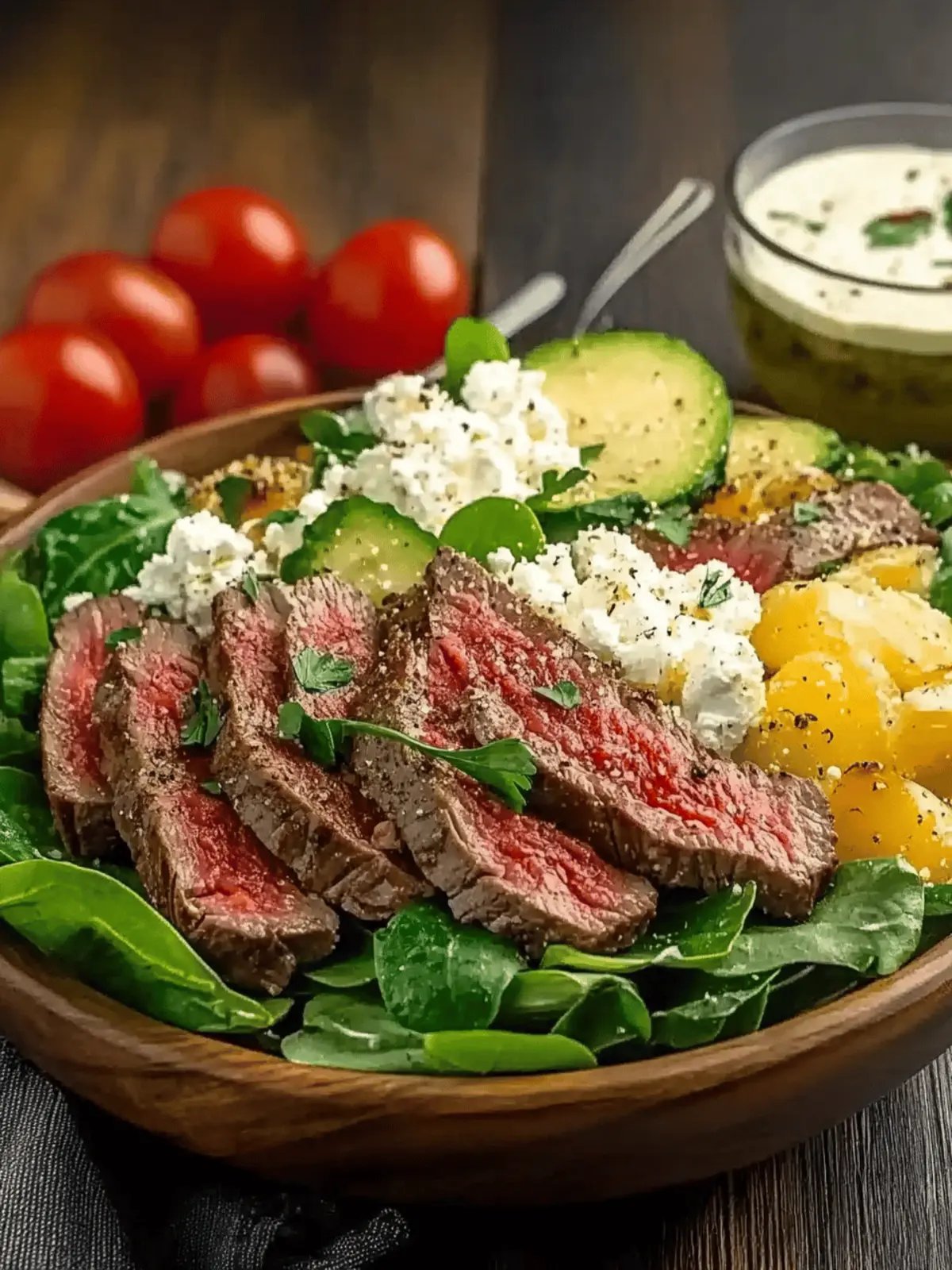 How to Make Steak Salad at Home in Just 20 Minutes Recipe