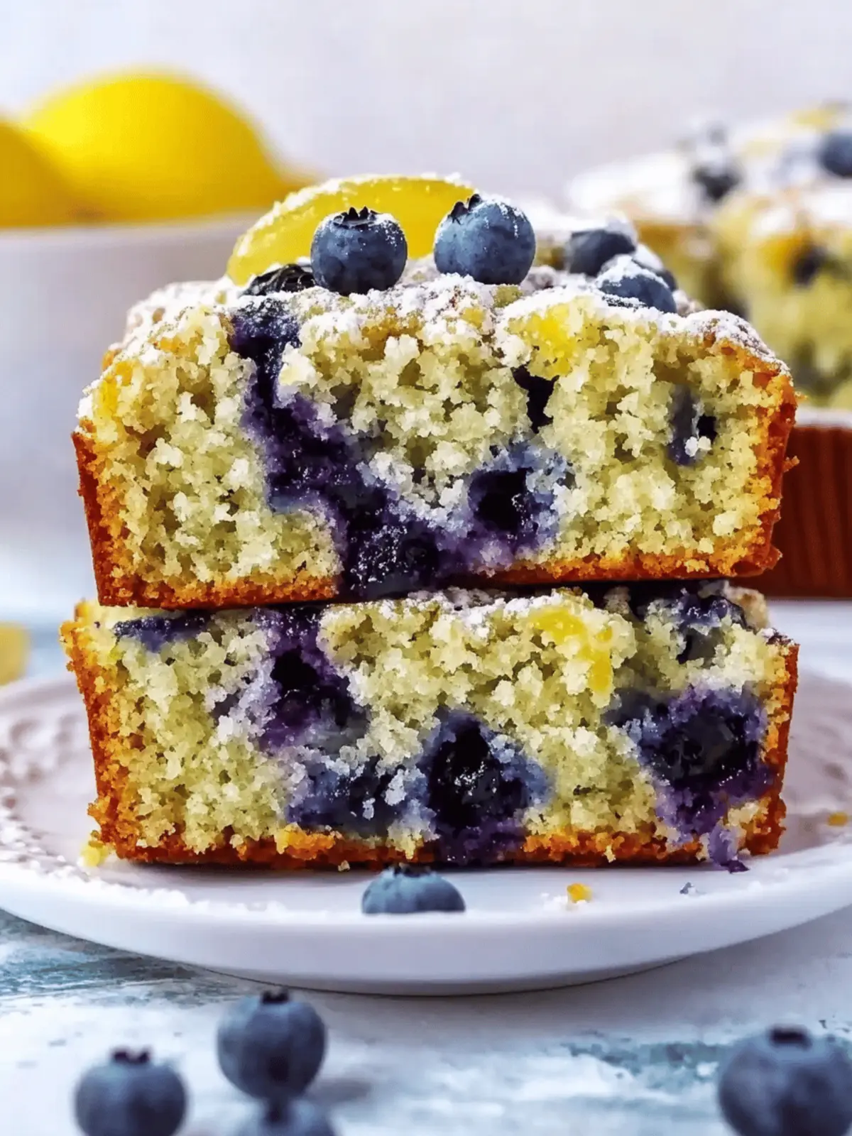 Lemon Blueberry Zucchini Bread