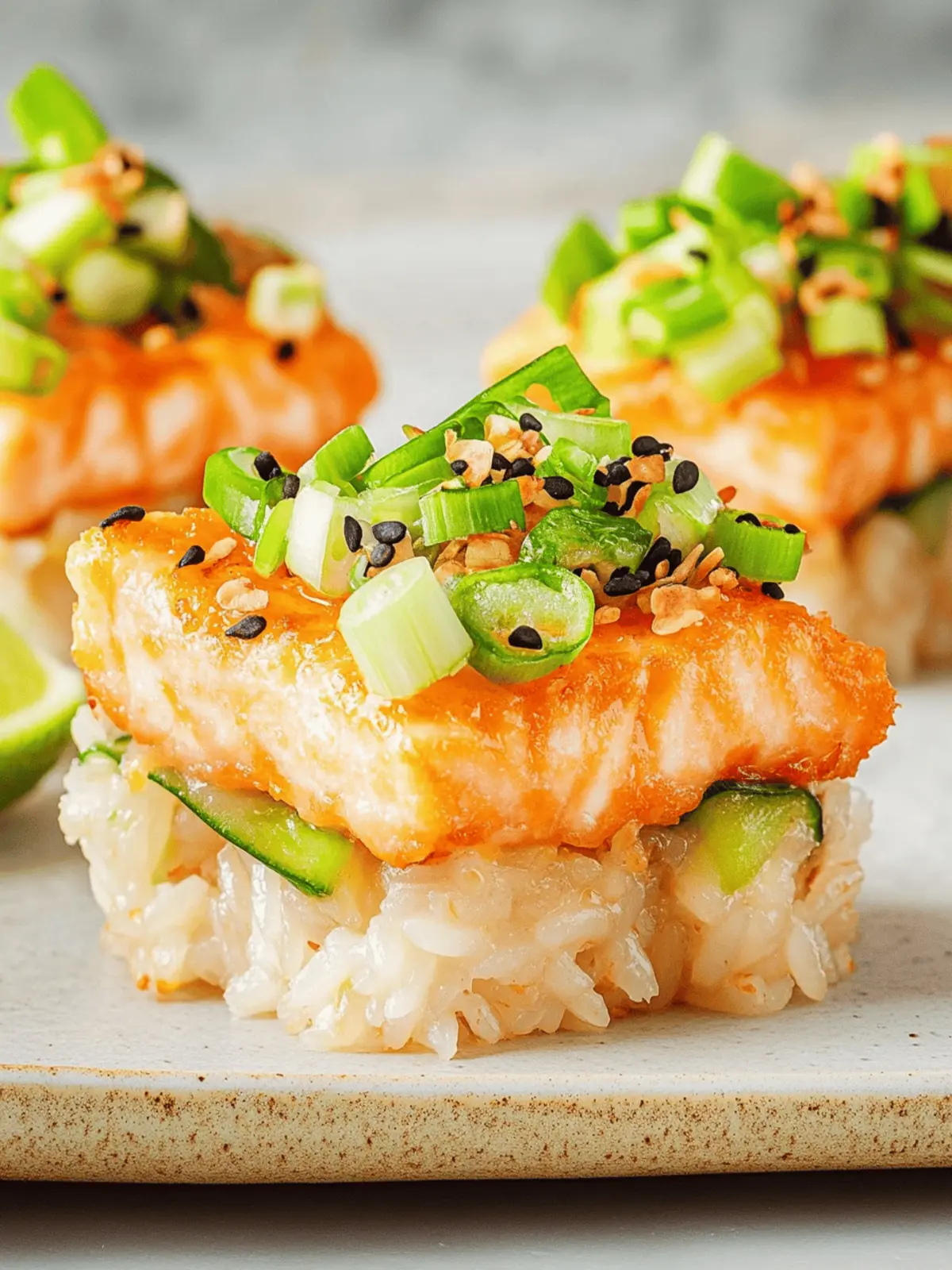 Crispy Rice Salmon