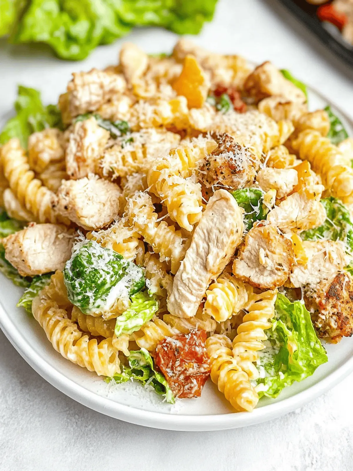 Chicken Caesar Pasta Salad