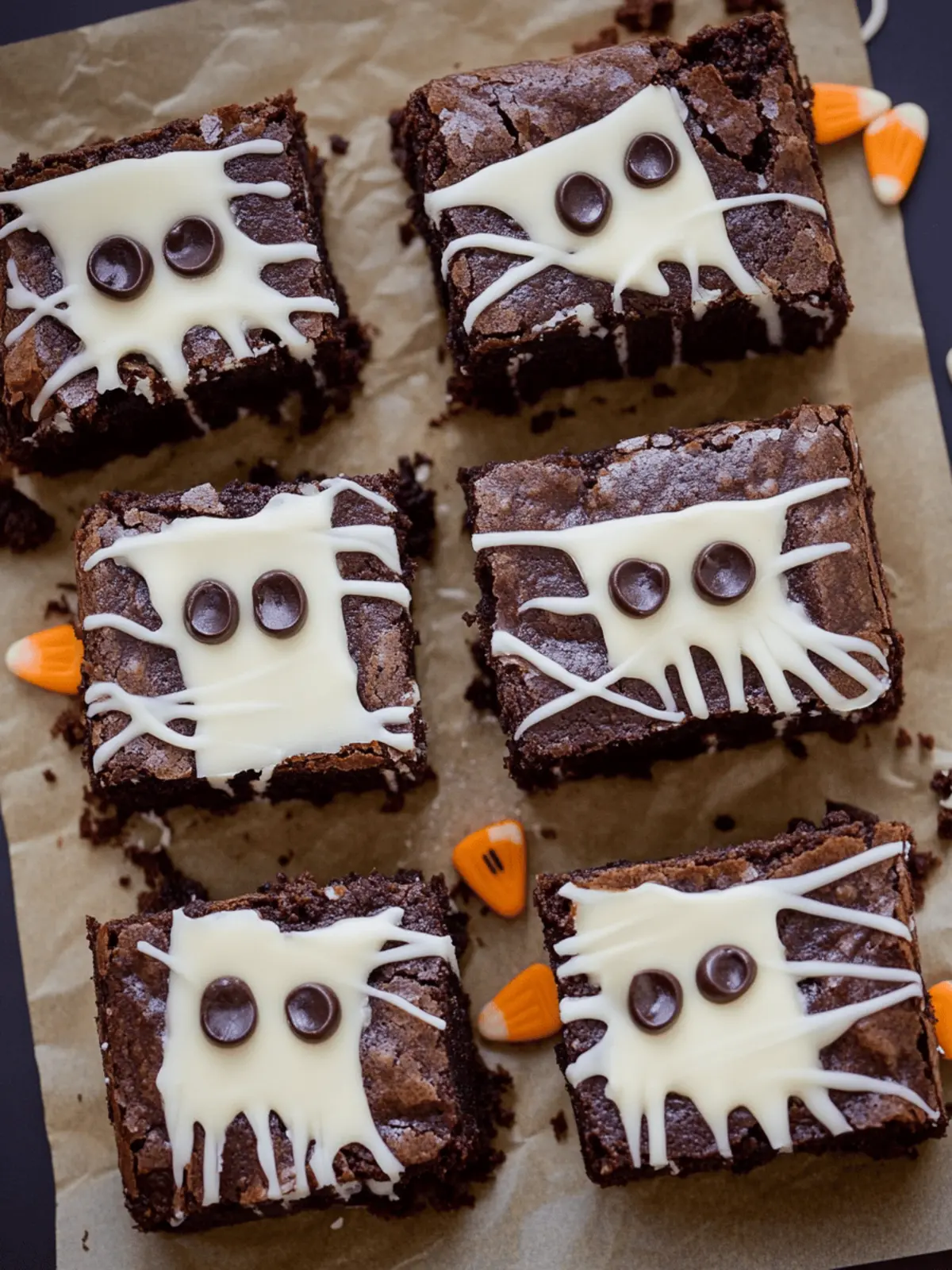 Easy Halloween Brownies 3 Ways
