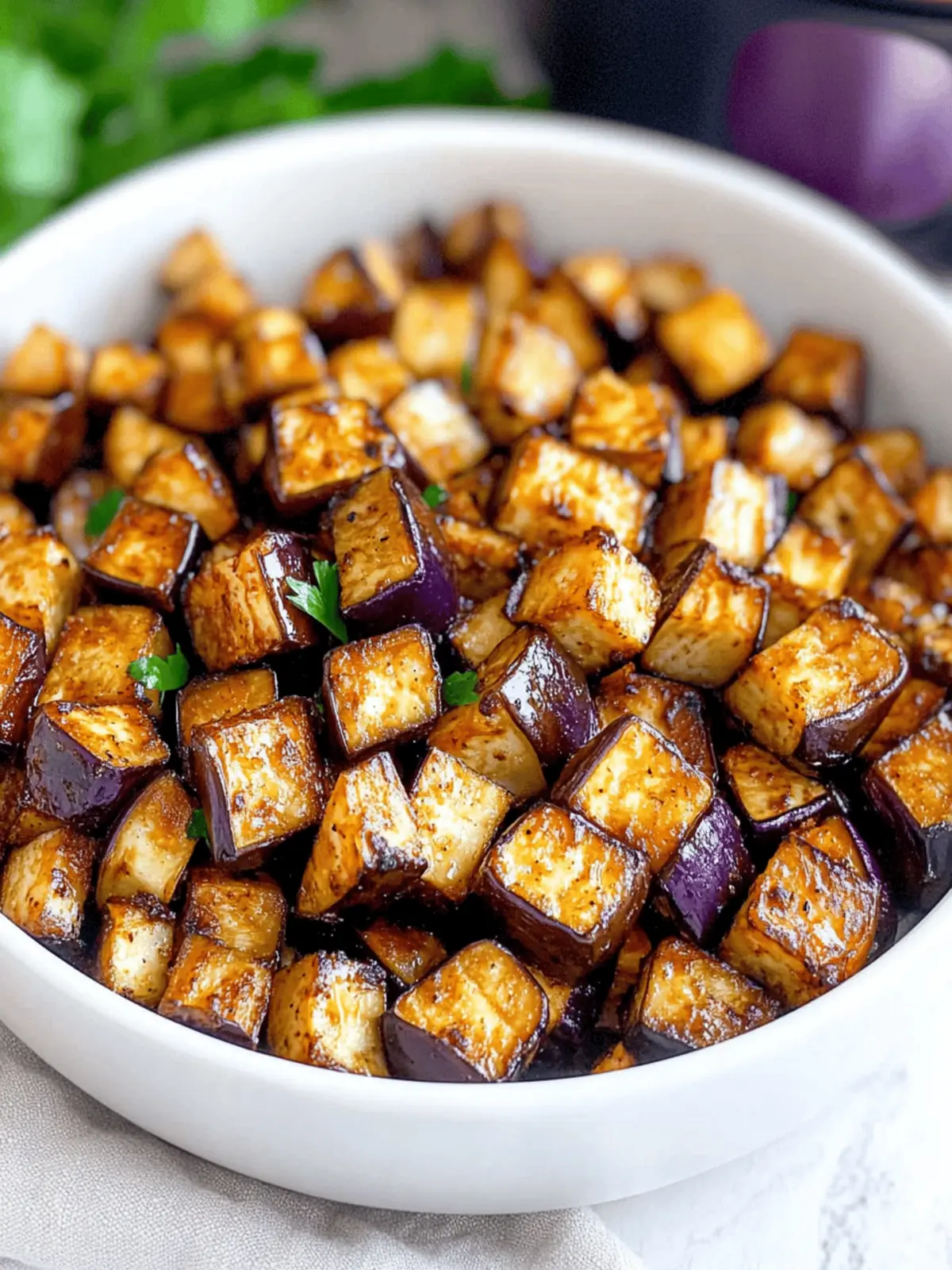 Low-Calorie Air Fryer Eggplant