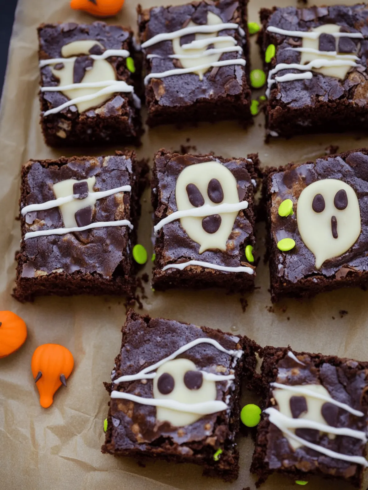 Easy Halloween Brownies 3 Ways
