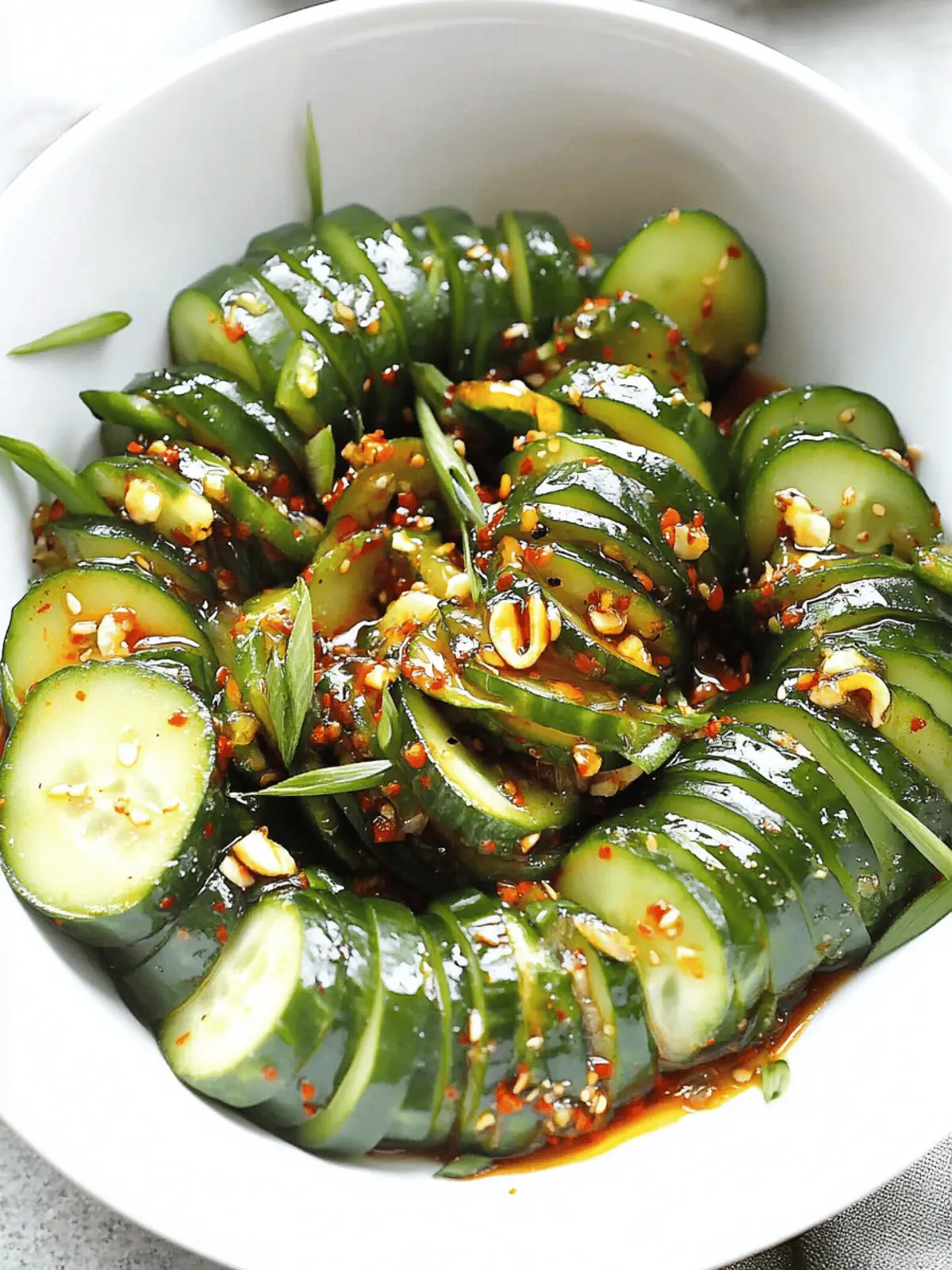 Spicy Asian Cucumber Salad