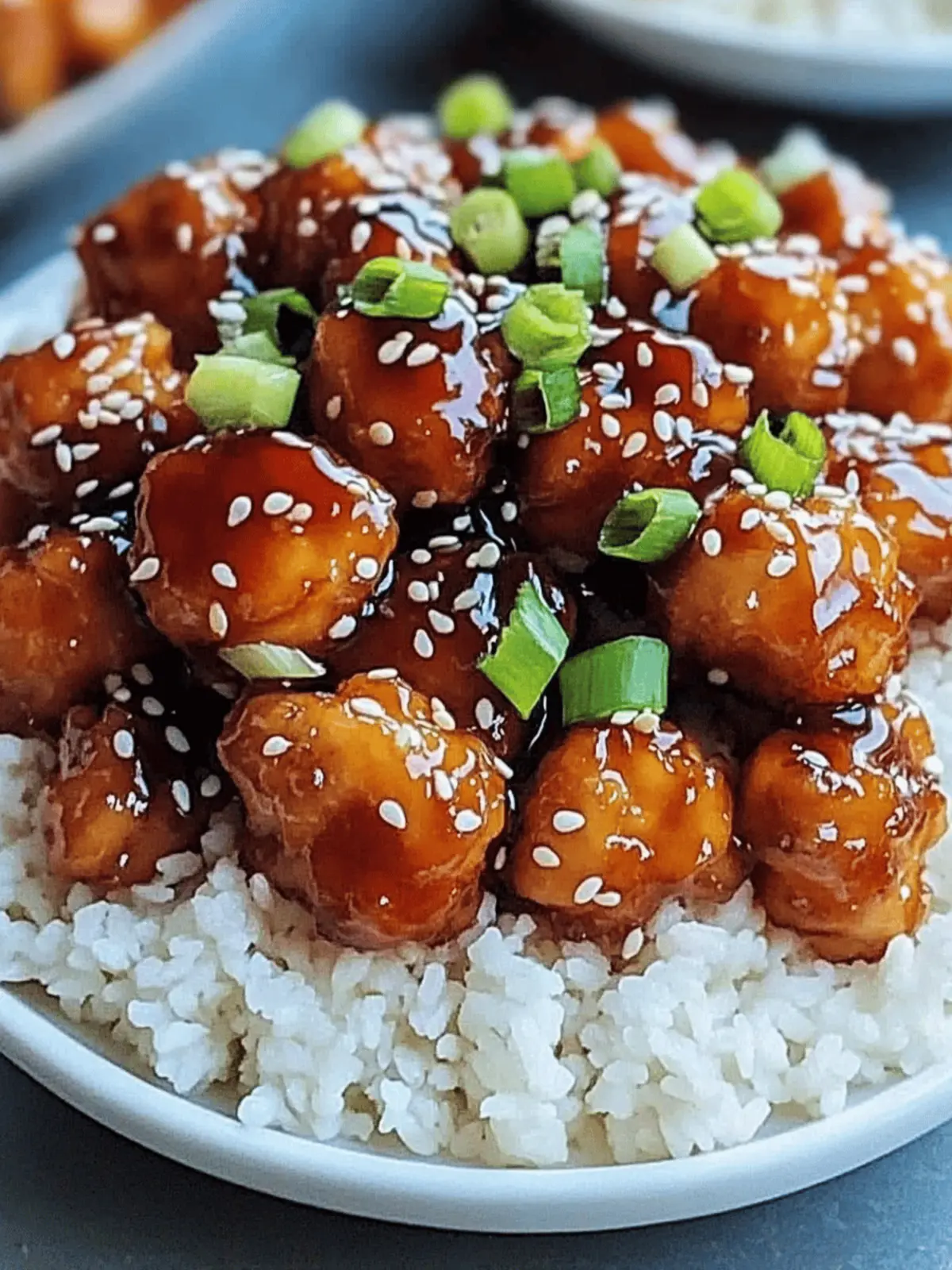 Crispy Chinese Honey Garlic Chicken