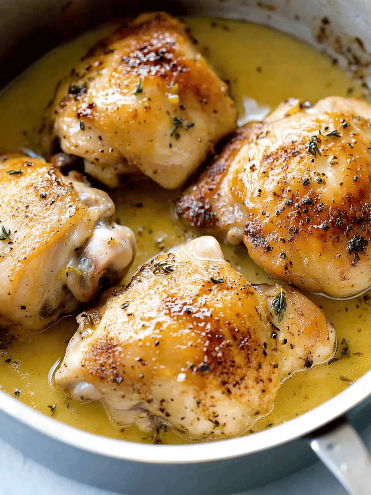 Juicy Lemon Chicken Thighs