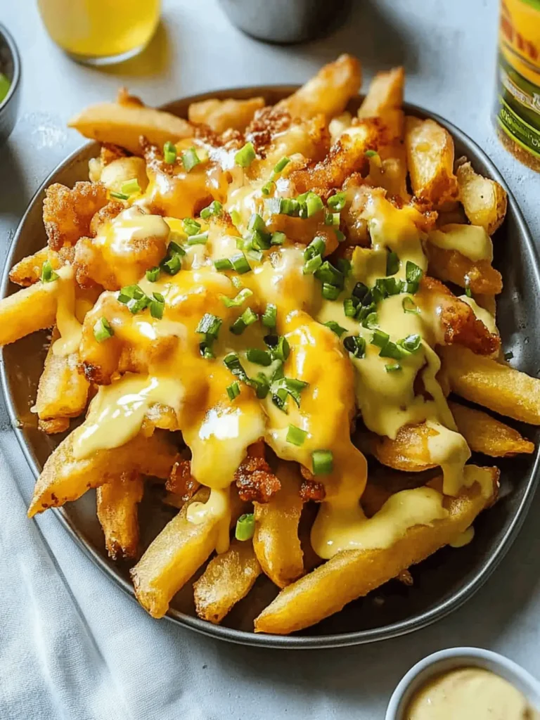 Breakfast Poutine with Hollandaise Sauce