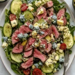 Our Go-To Weeknight Steak Salad with Blue Cheese Vinaigrette.