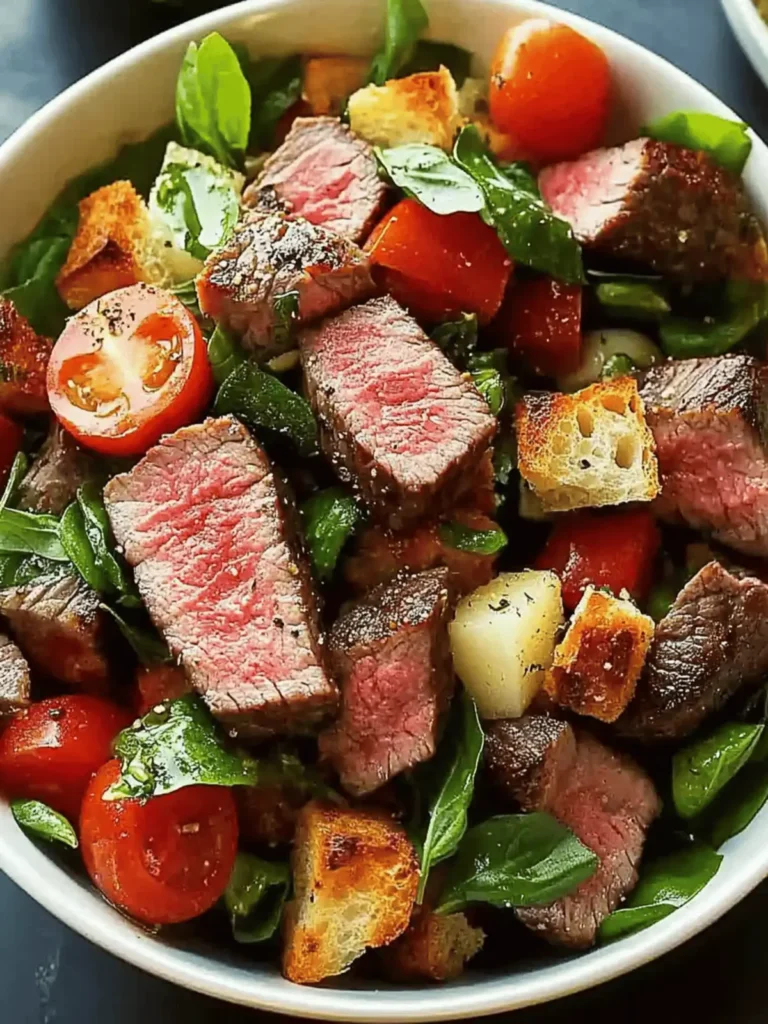 Grilled Steak Panzanella Salad: A Flavorful Delight!