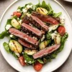 Best Steak Salad with Creamy Balsamic Vinaigrette