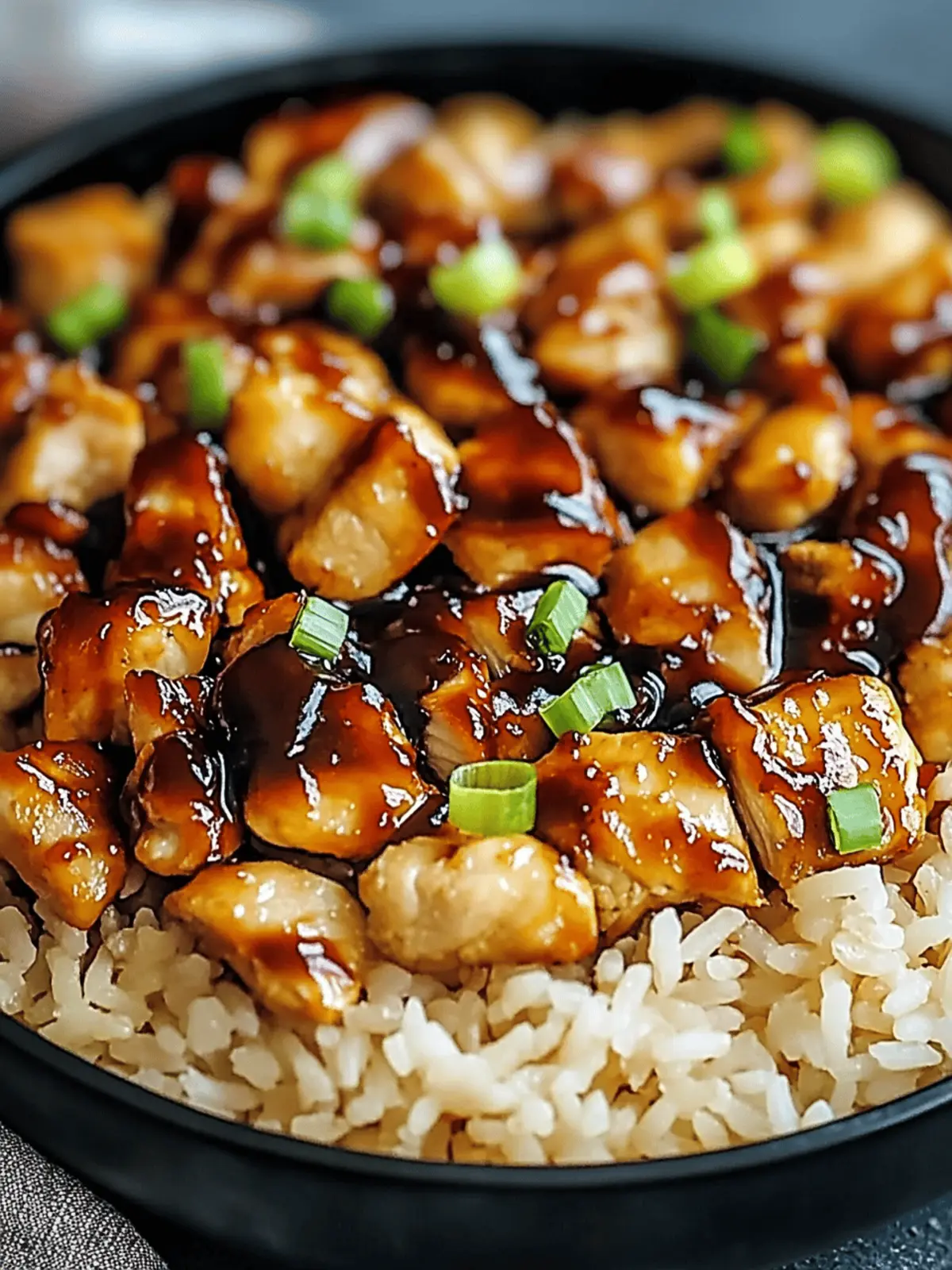 Honey BBQ Chicken Rice