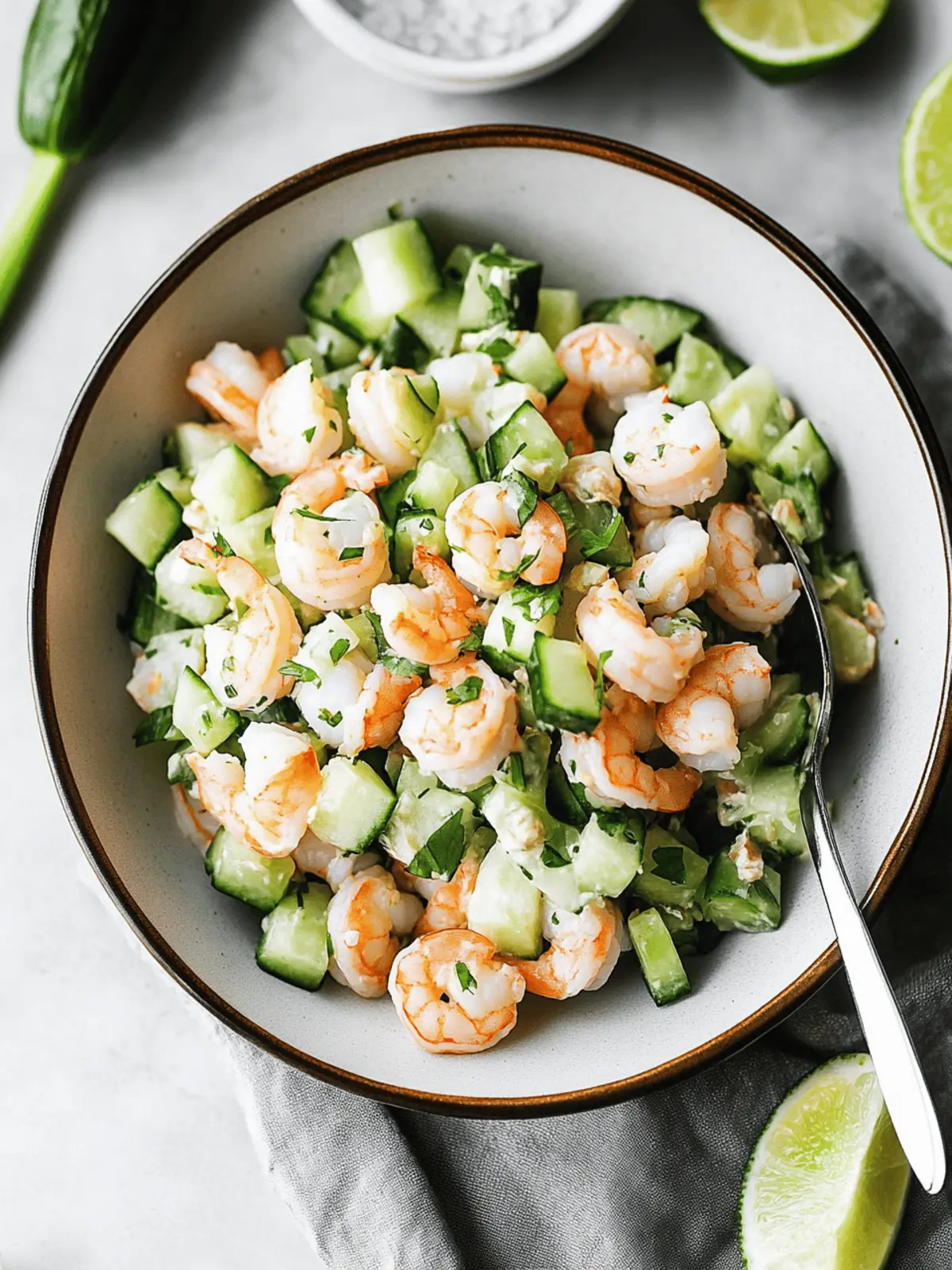 Cucumber Shrimp Salad