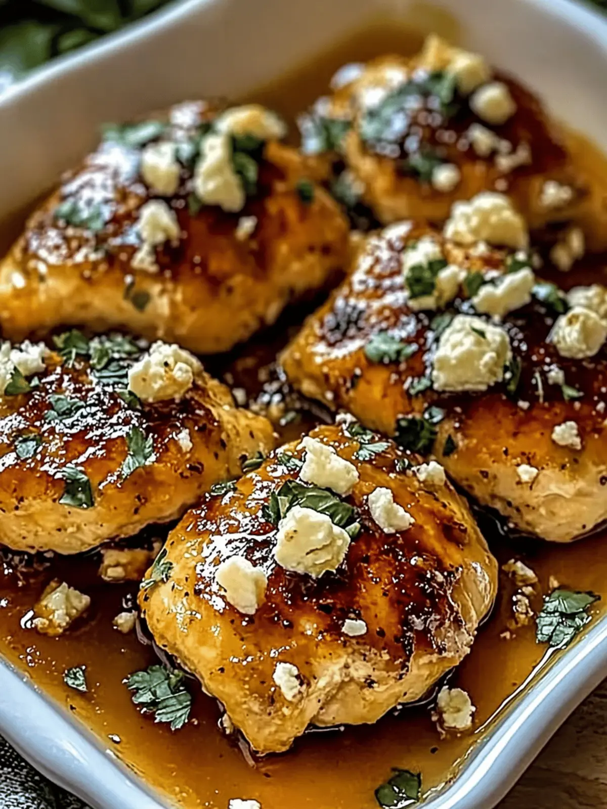 Hot Honey Feta Chicken Dish: A Deliciously Spicy and Savory Recipe