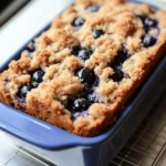Crumb-Topped Blueberry Zucchini Bread