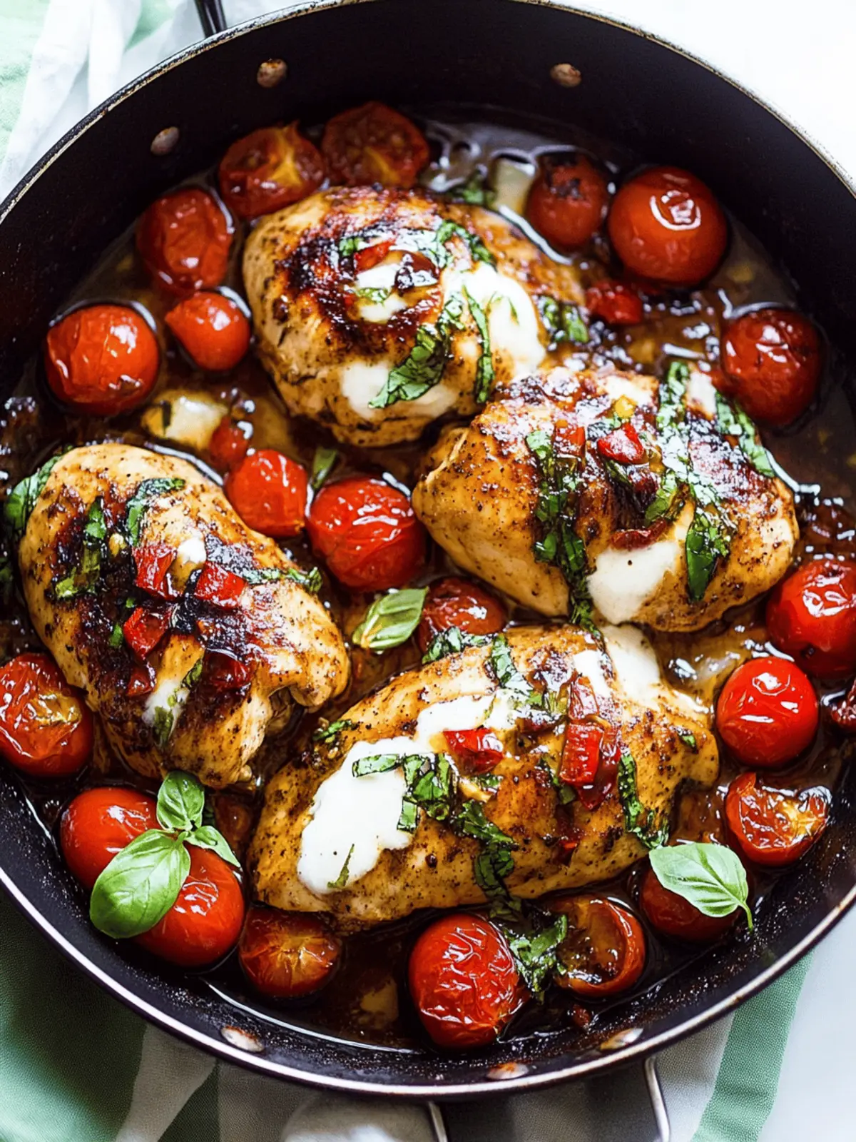 One Pan Balsamic Chicken
