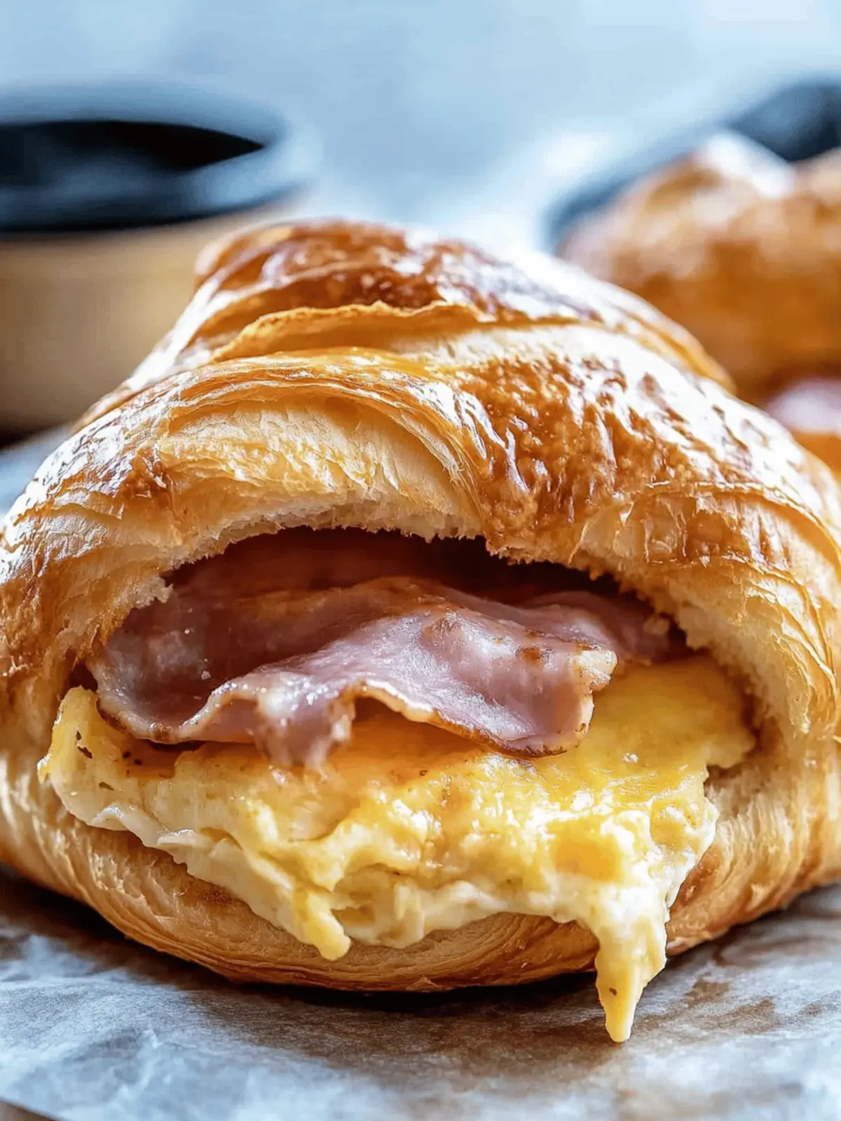 Easy Croissant Breakfast Sandwiches
