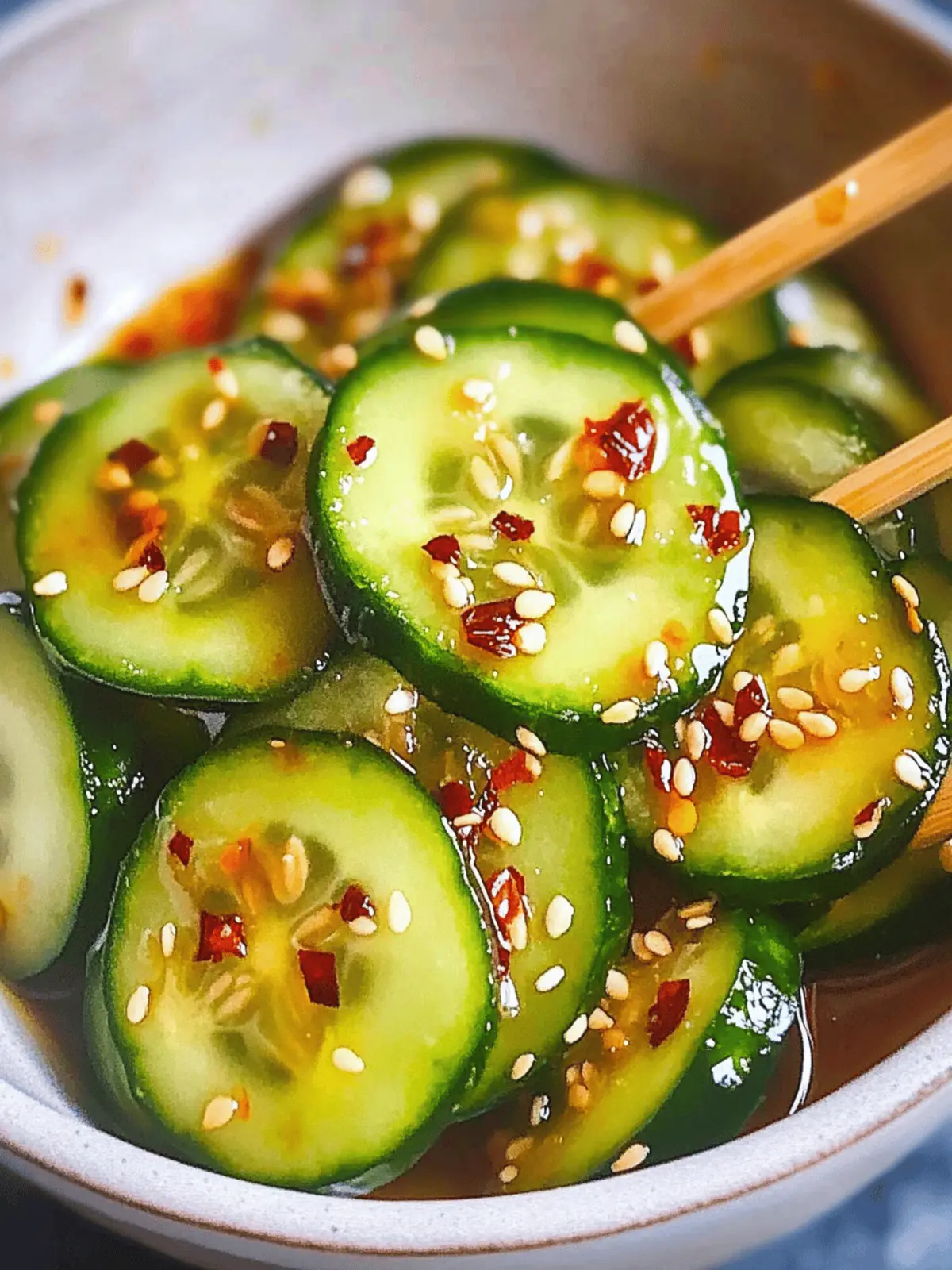 Easy Asian Cucumber Salad