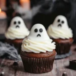 Halloween Cupcakes: Ghost Cupcakes