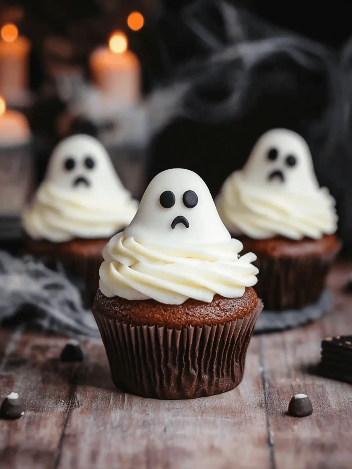 Halloween Cupcakes: Ghost Cupcakes