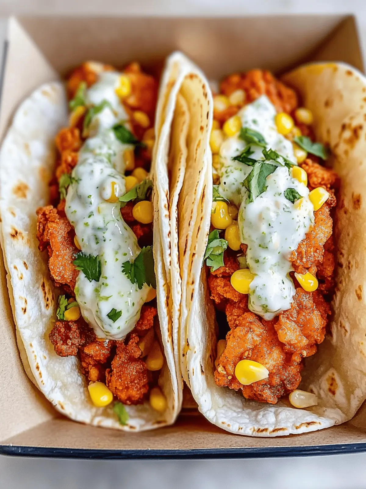 The Ultimate Guide to Fried Chicken Street Corn Tacos with Jalapeño Lime Ranch: A Flavorful Fiesta in Every Bite