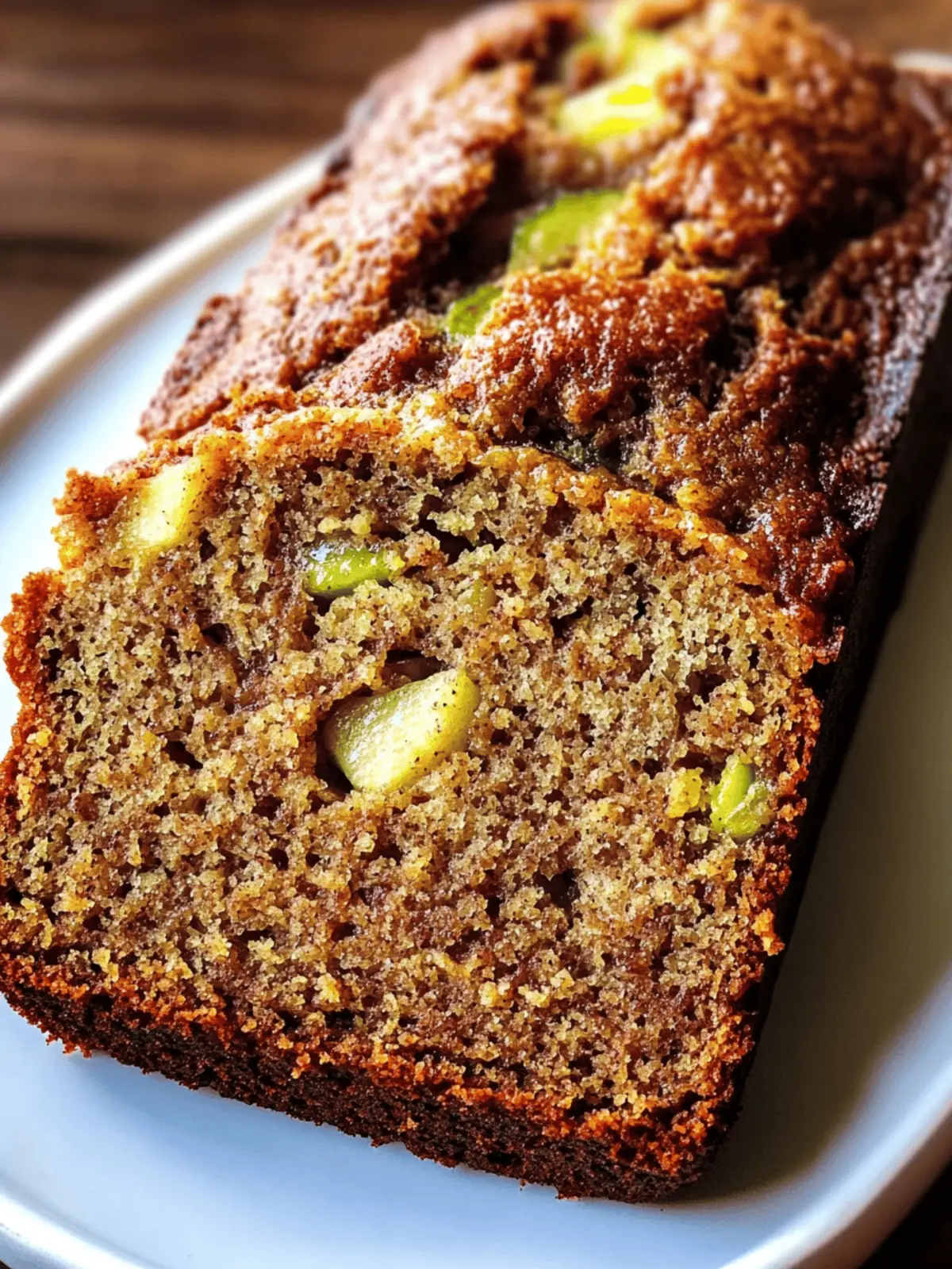 Apple Cinnamon Zucchini Bread