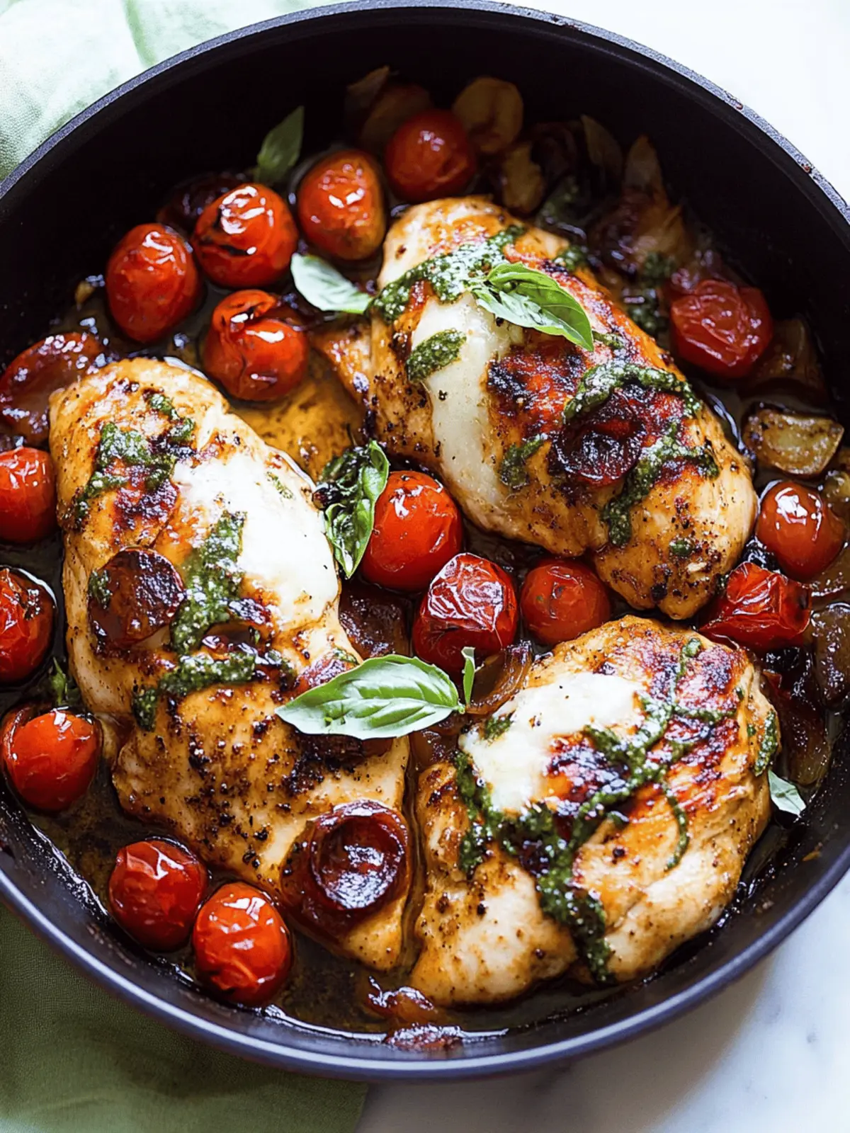 One Pan Balsamic Chicken