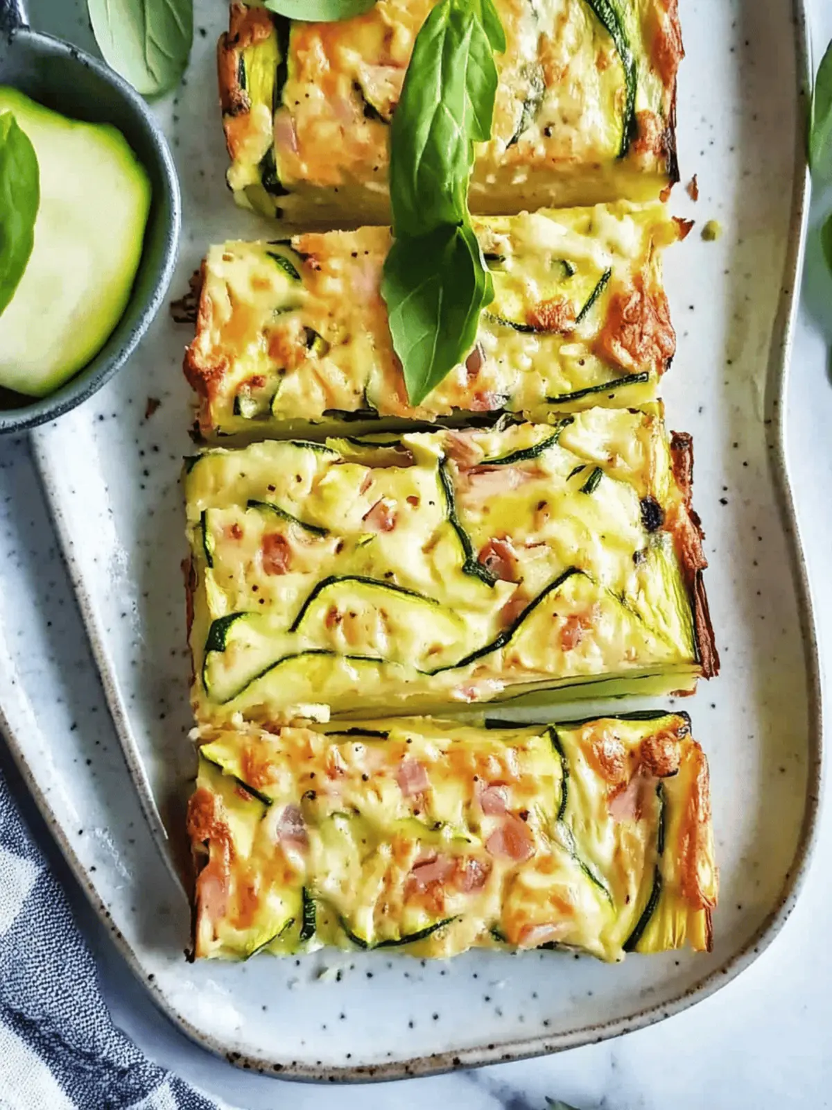 Zucchini Slice