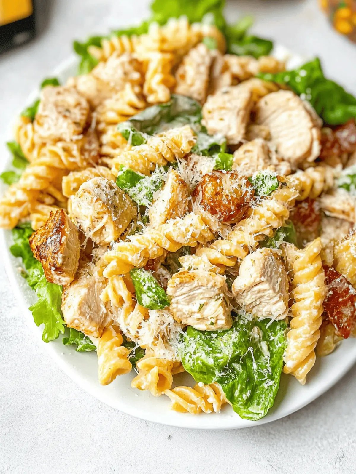 Chicken Caesar Pasta Salad