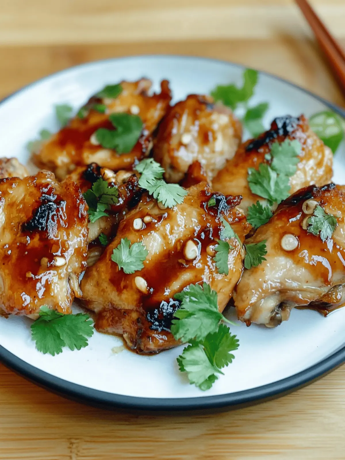 Viral Garlic Miso Chicken Thighs (Air Fryer or Oven)