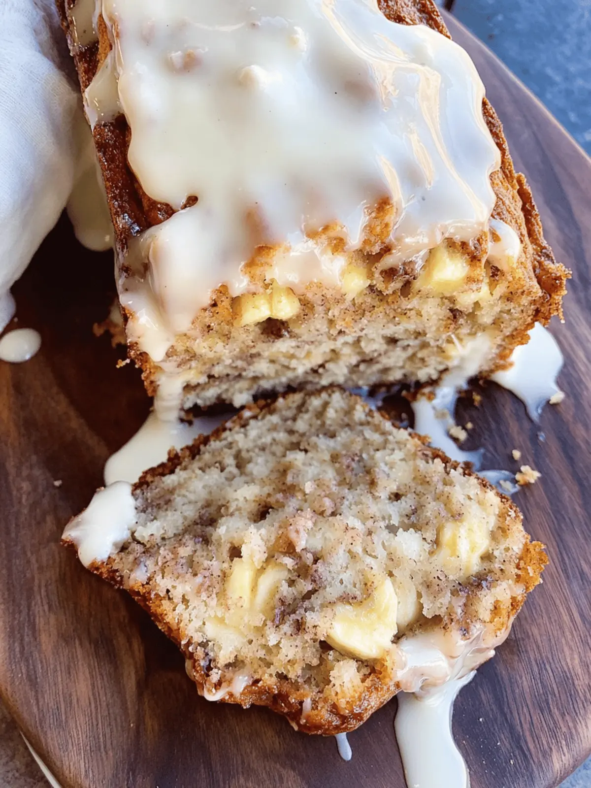 Cinnamon Roll Banana Bread