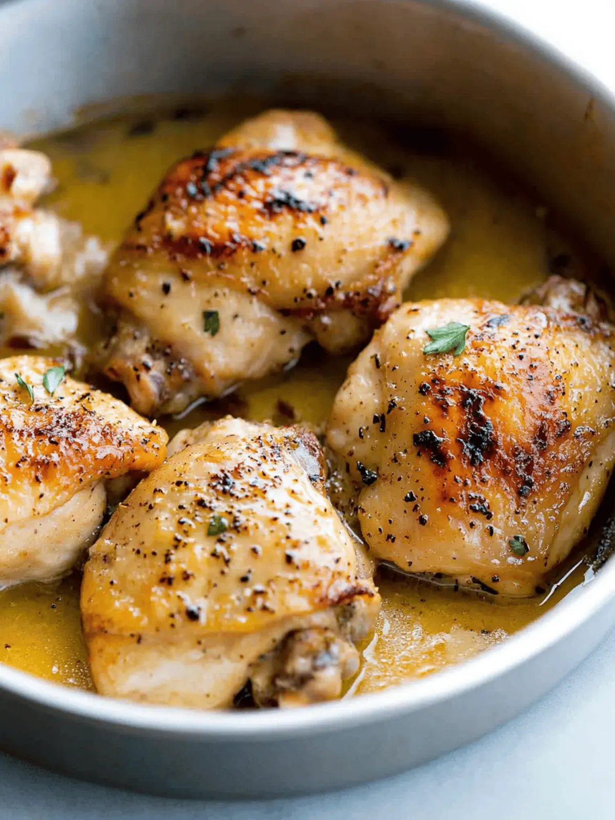 Juicy Lemon Chicken Thighs