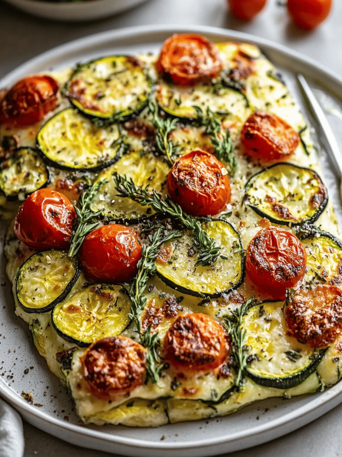 Savory Italian Baked Zucchini Scarpaccia