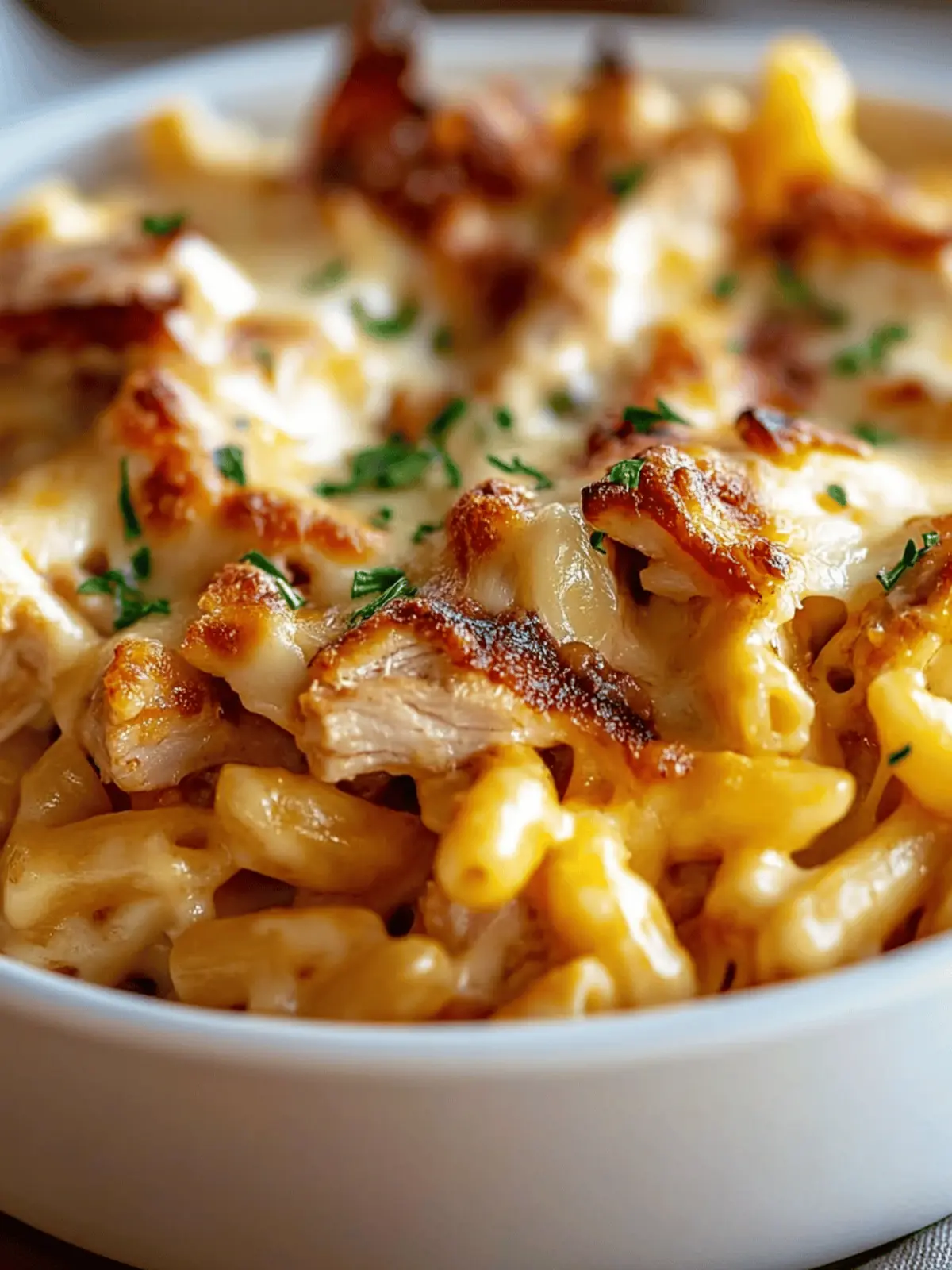 BBQ Chicken Mac and Cheese