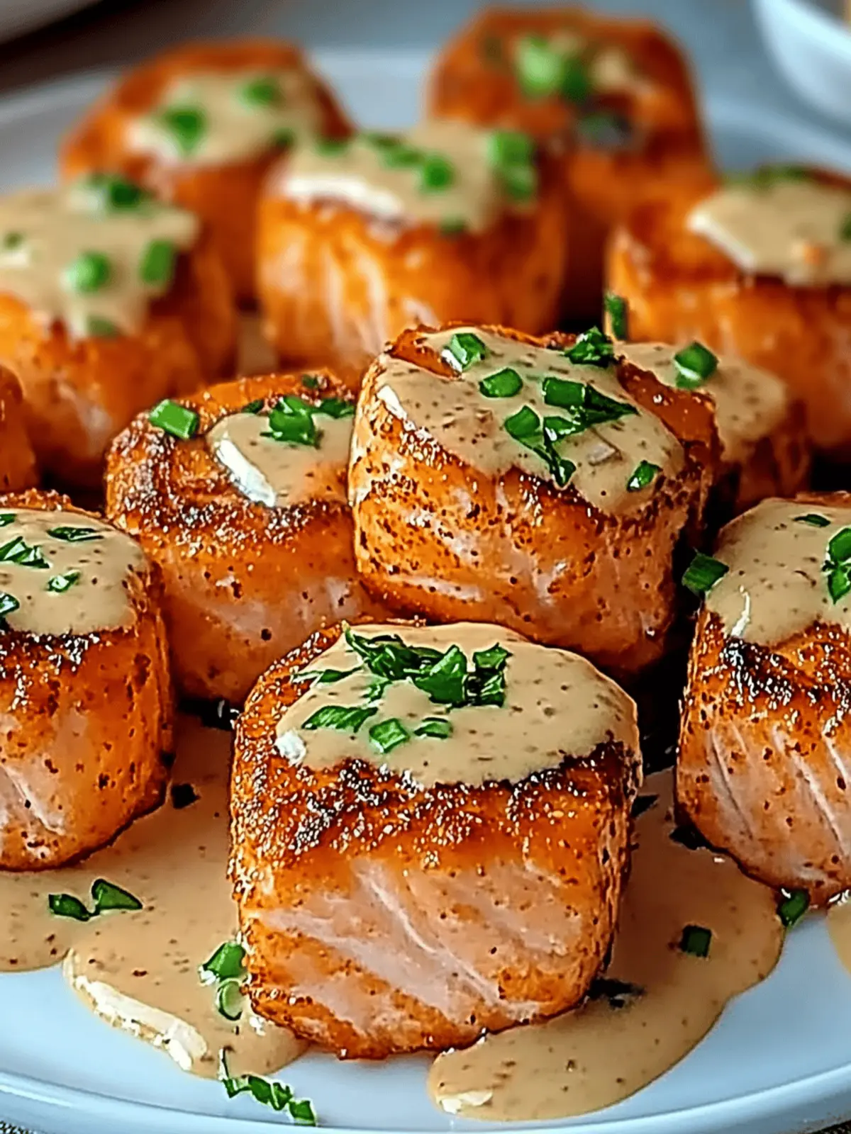 Crispy Bang Bang Salmon Bites