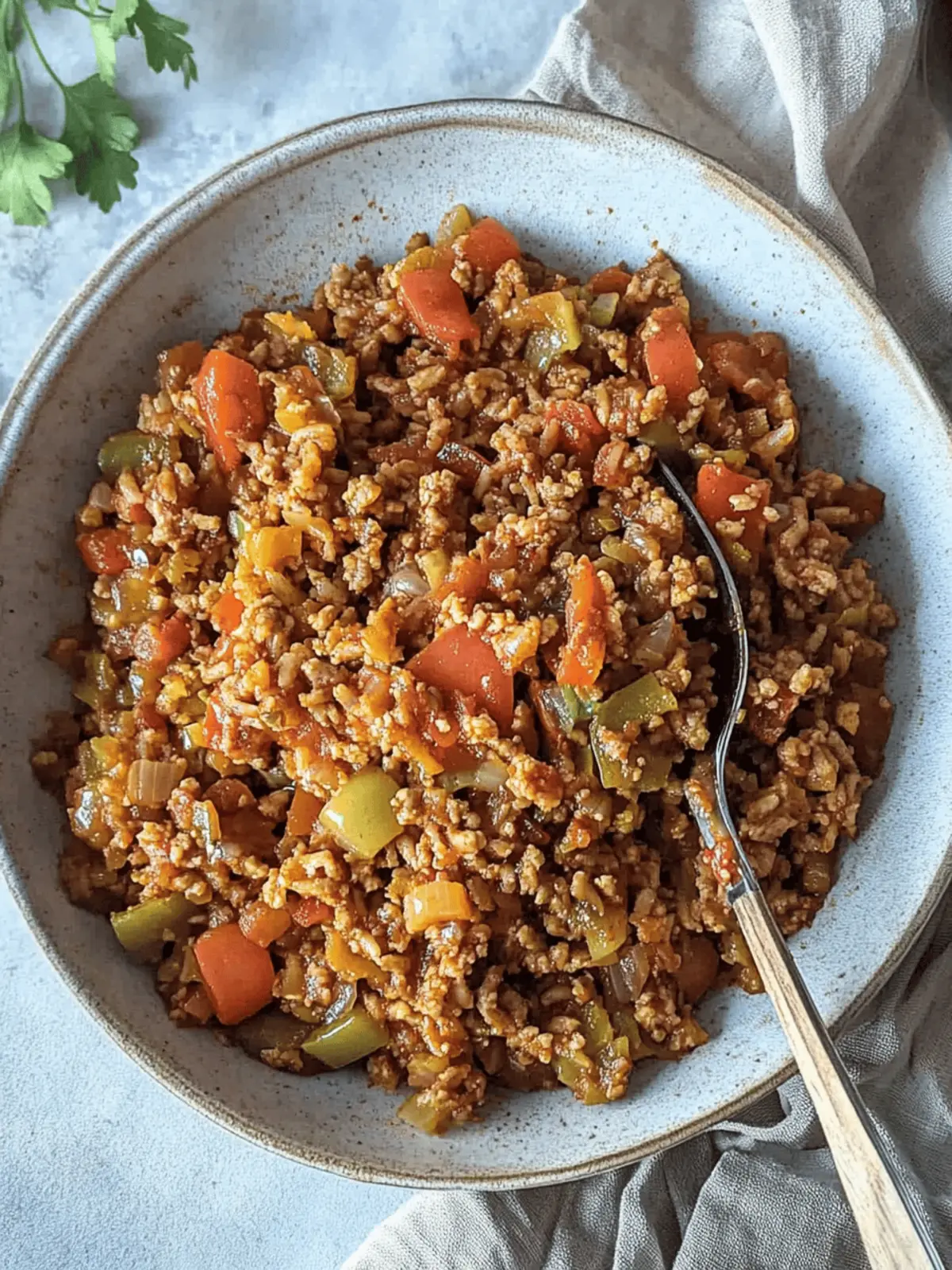 Easy Unstuffed Pepper Skillet (Quick One Pot Recipe)