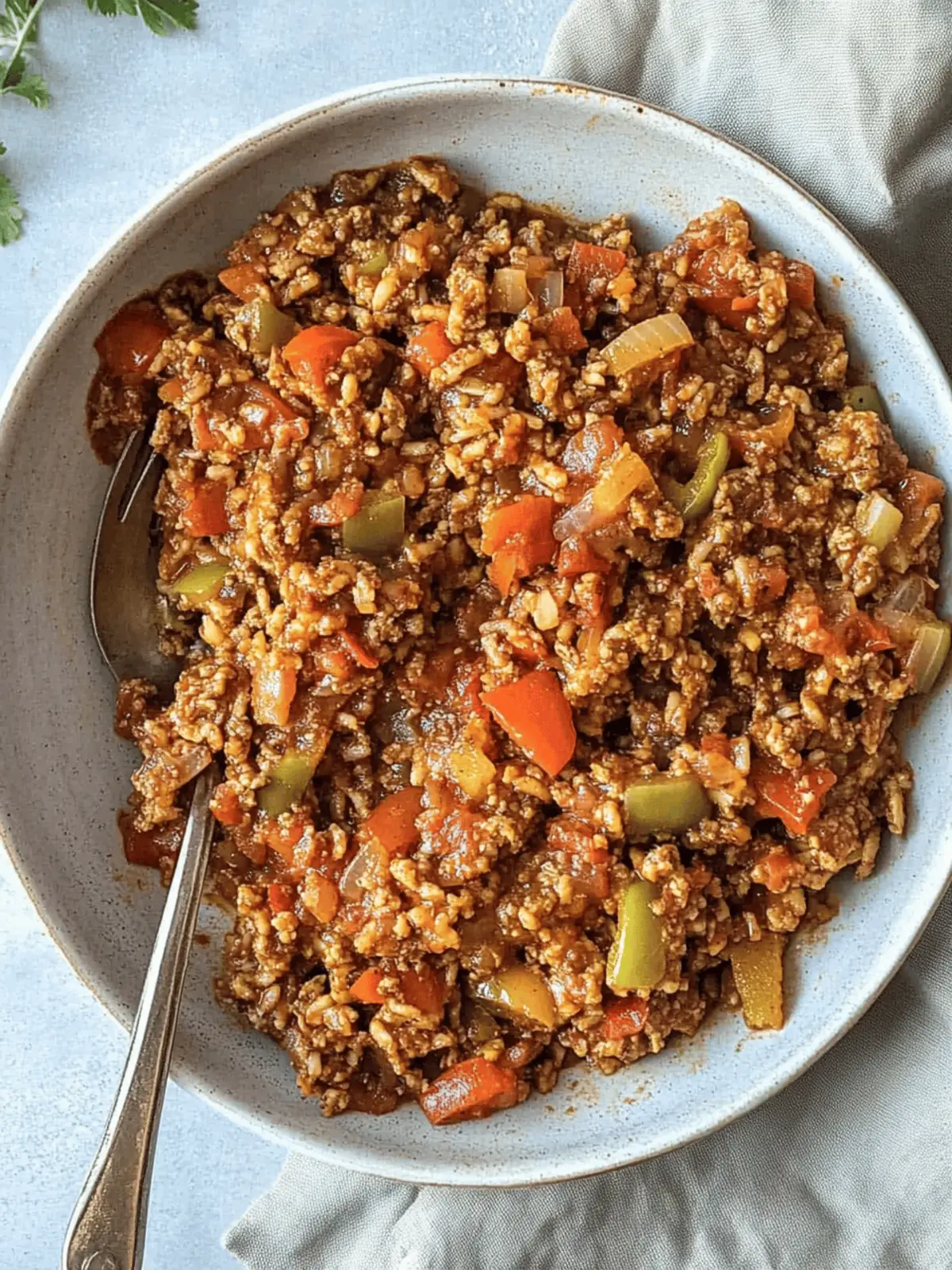 Easy Unstuffed Pepper Skillet (Quick One Pot Recipe)