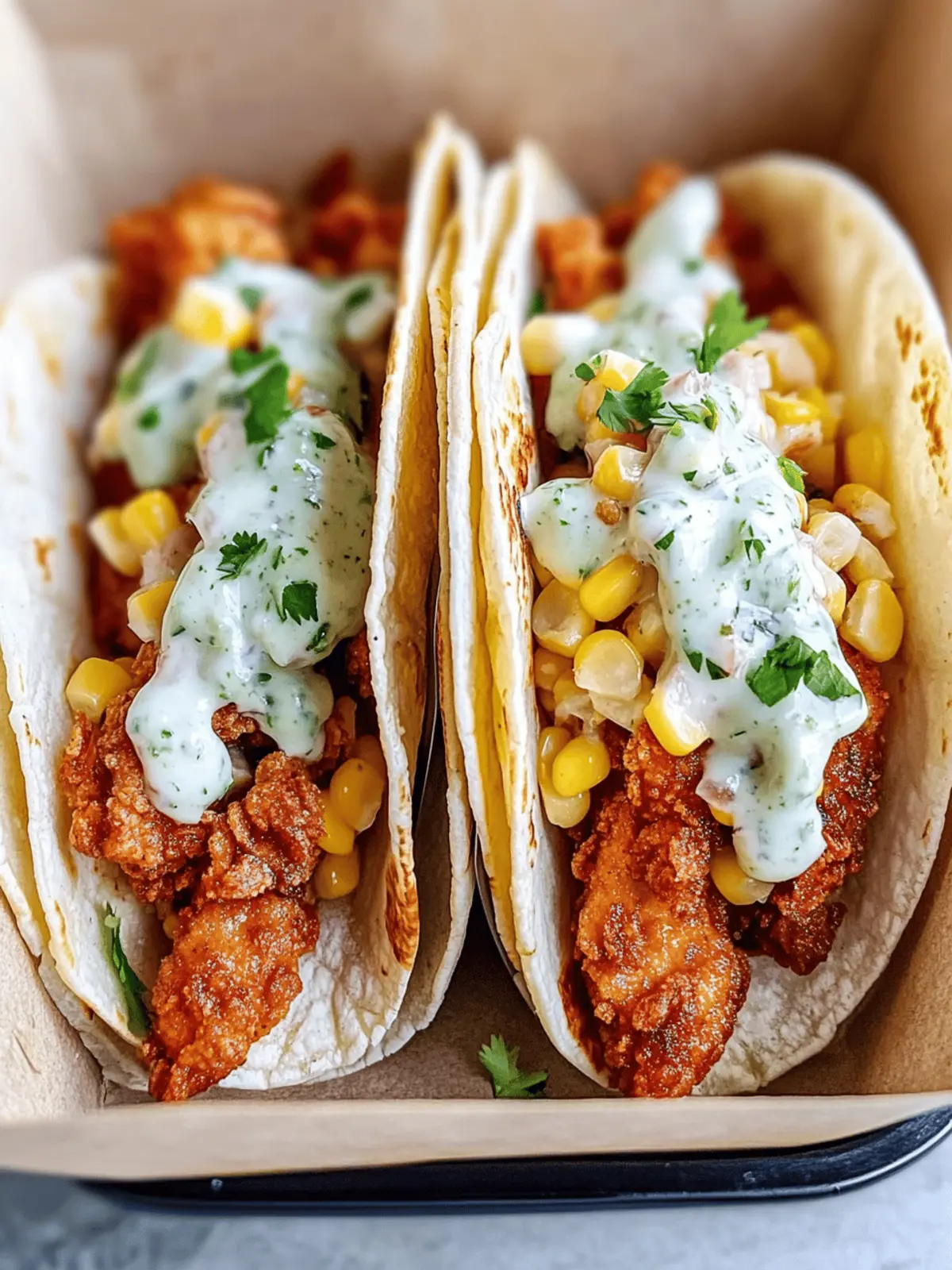 The Ultimate Guide to Fried Chicken Street Corn Tacos with Jalapeño Lime Ranch: A Flavorful Fiesta in Every Bite