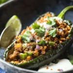 Mexican Stuffed Poblano Peppers (Keto)